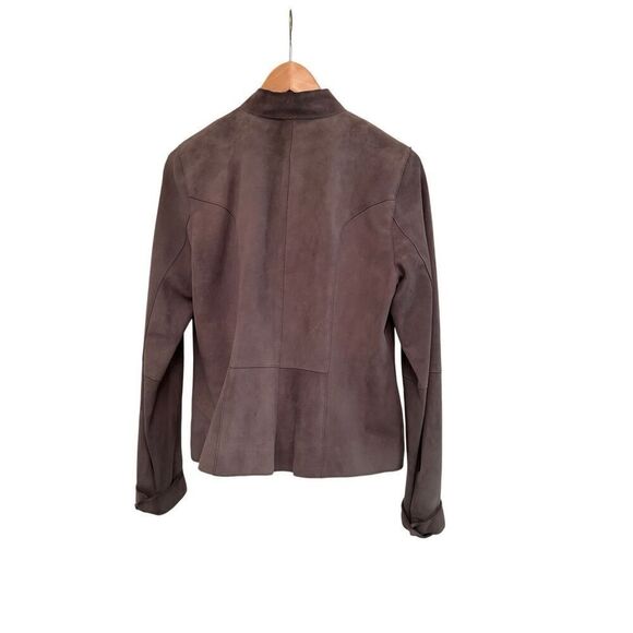 Etcetera grey suede jacket with studs - Picture 5 of 11